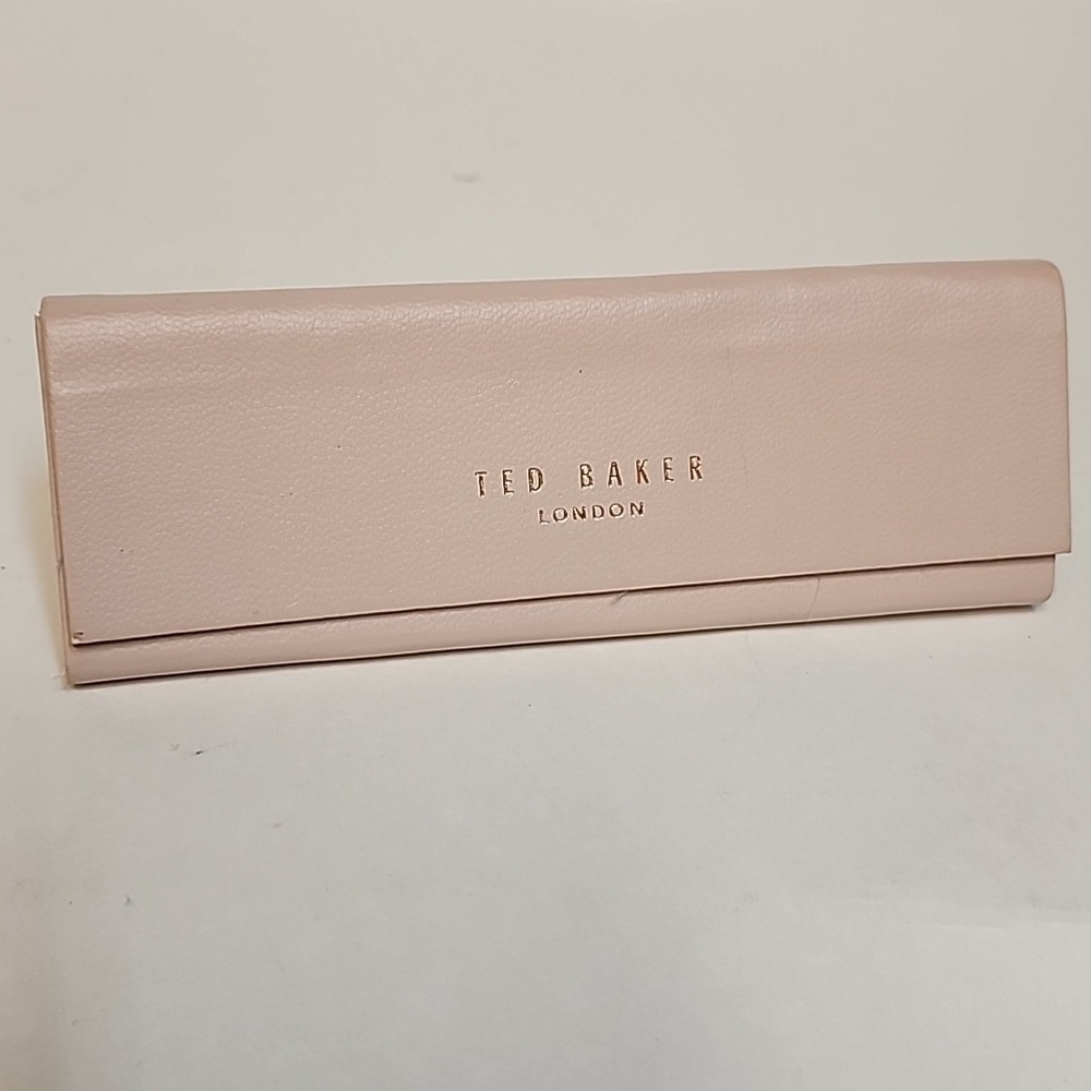 Ted Baker London Pink Folding Eyeglass Sunglass Case